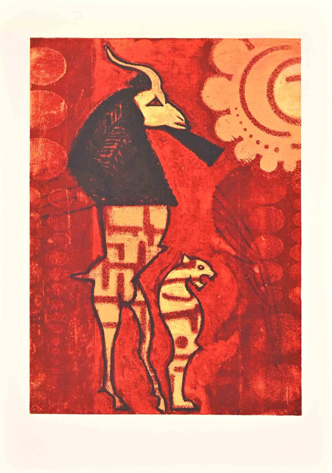 Ídolos es una litografía sobre papel Arches realizada por Max Ernst en 1972.

Pertenece a la suite "Judith". Edición limitada de 500 ejemplares.

Sin firmar y sin numerar, tal como se publicó.

Buenas condiciones.

La Suite se realizó para ilustrar