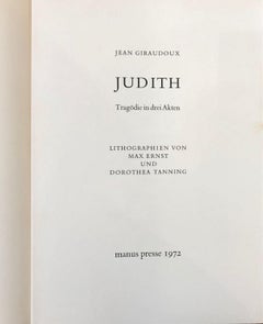 "Judith" by Jean Giraudoux