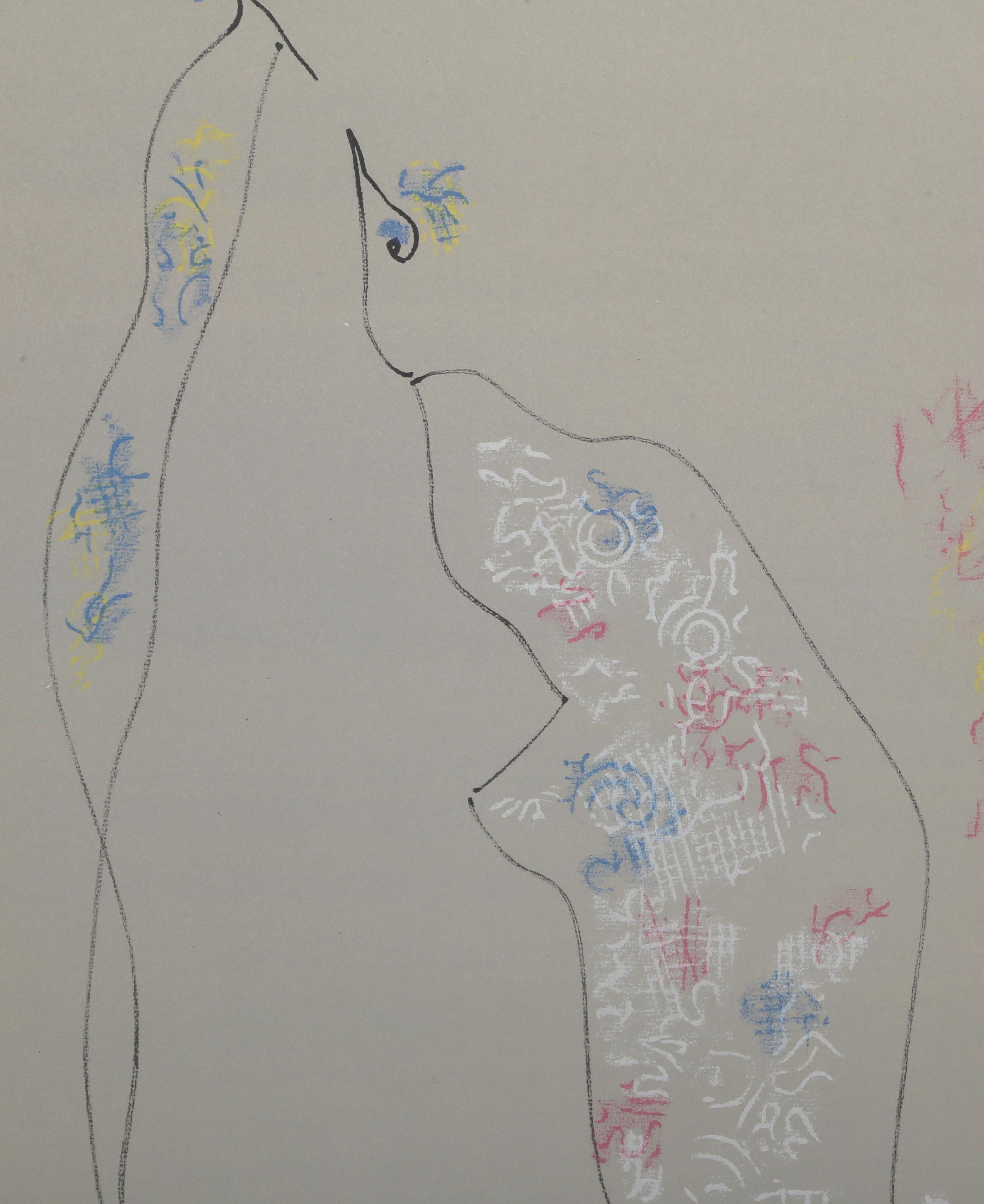 Les Chiens Ont Soif I, lithographie surréaliste de Max Ernst en vente 2