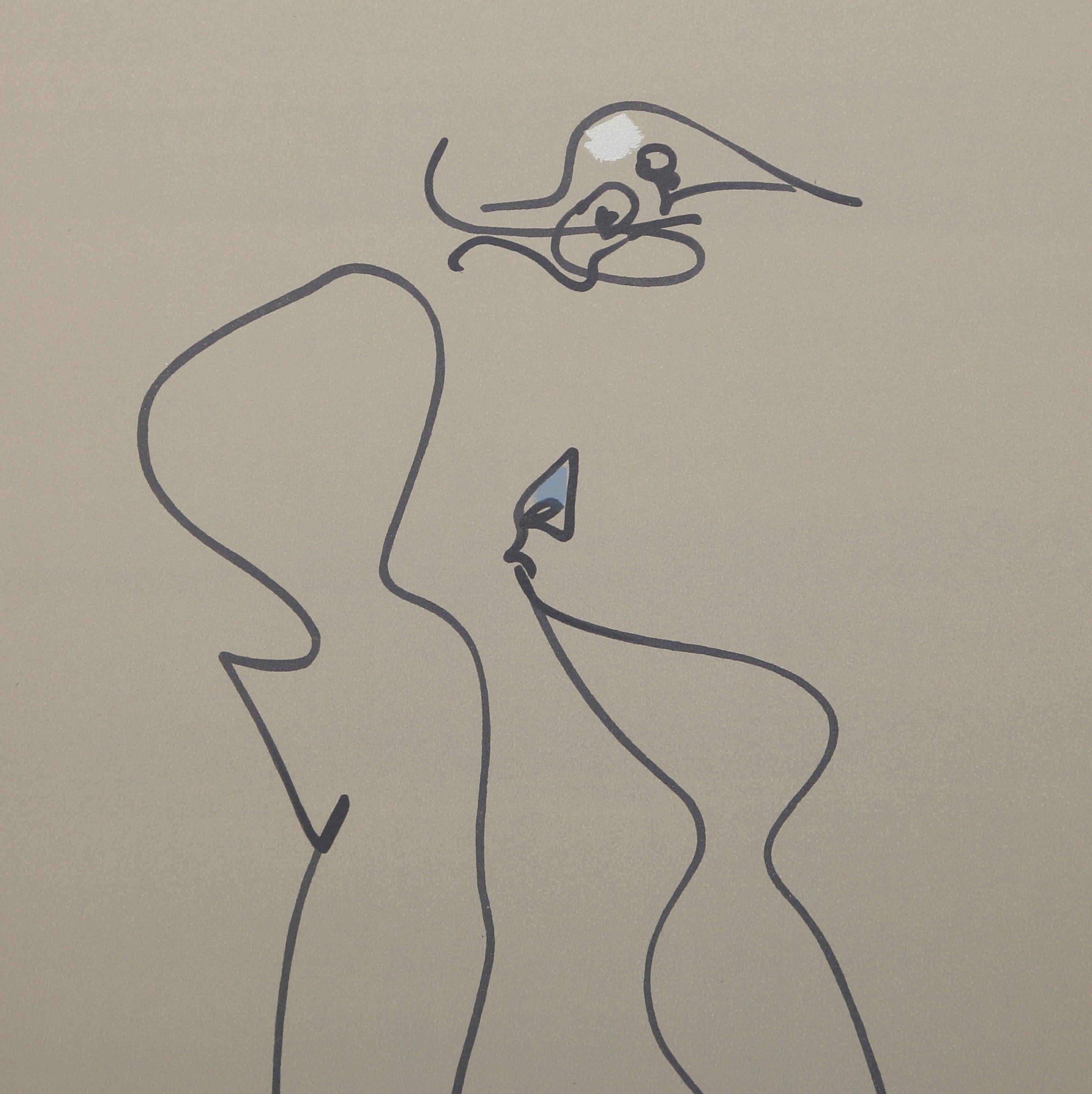 Les Chiens Ont Soif II, Surrealist Lithograph by Max Ernst For Sale 3