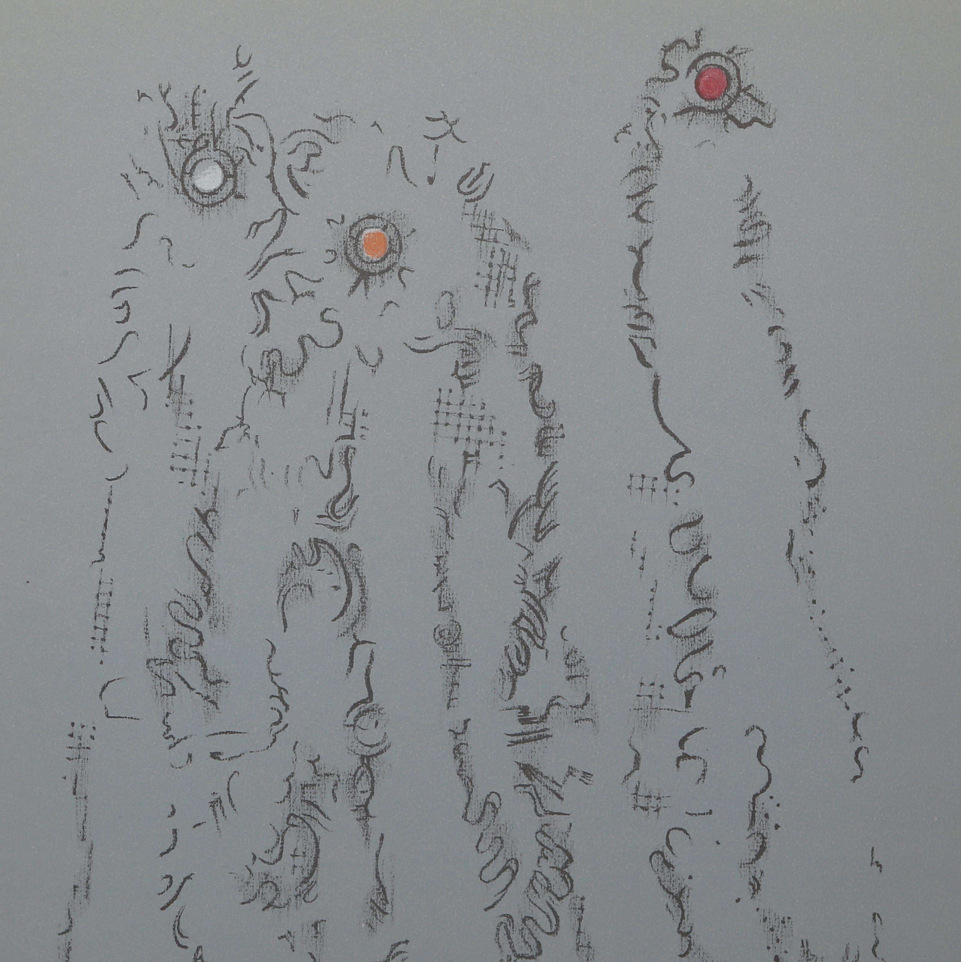 Les Chiens Ont Soif III, Surrealist Lithograph by Max Ernst For Sale 2