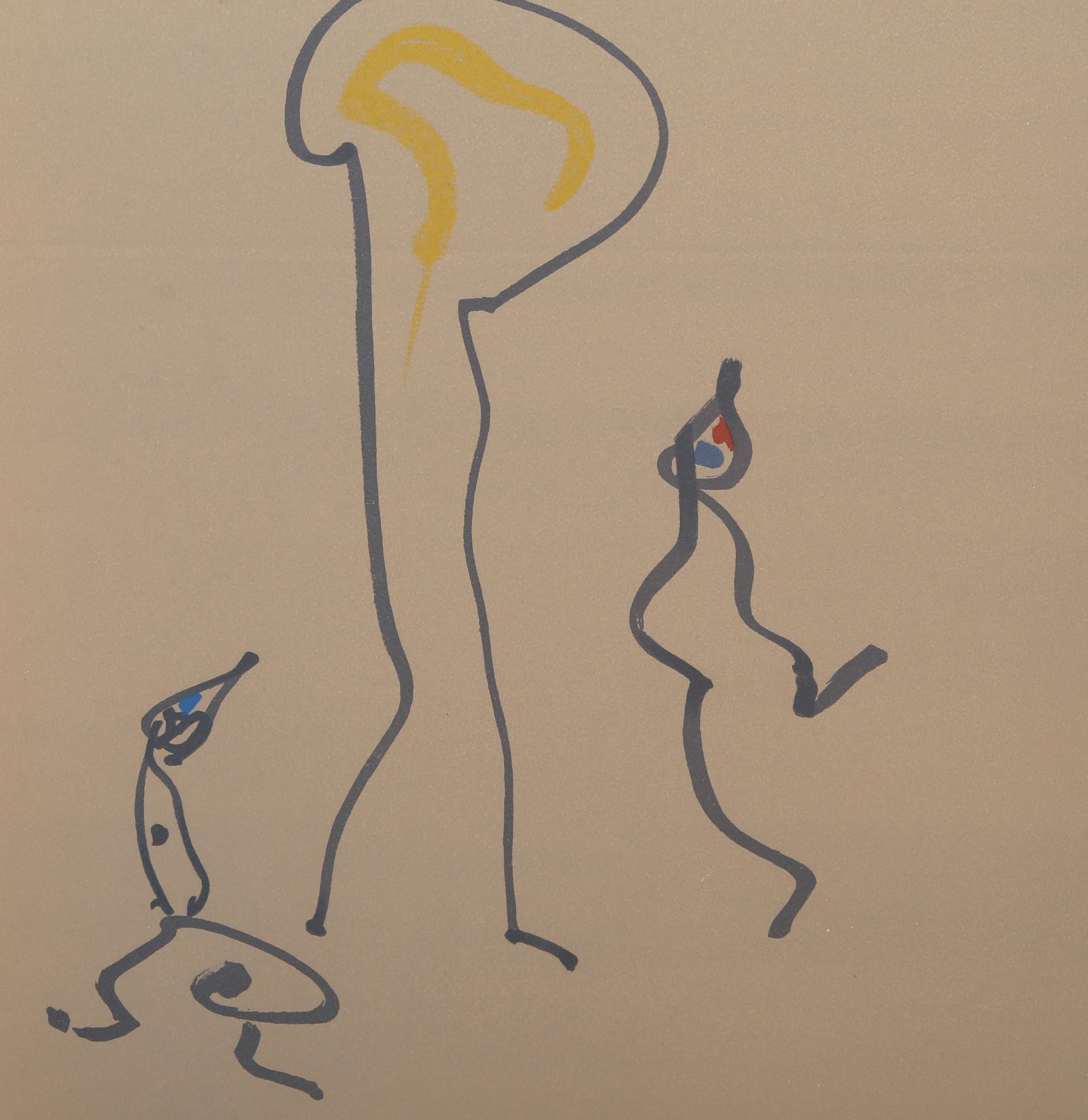 Les Chiens Ont Soif VI, lithographie surréaliste de Max Ernst en vente 3