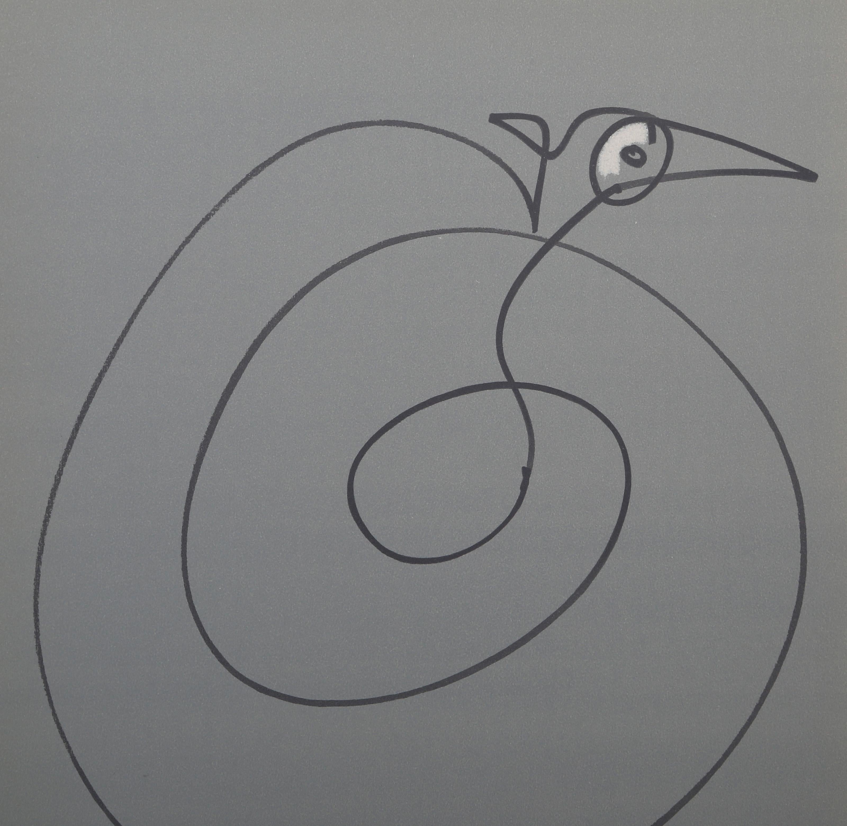 Les Chiens Ont Soif X, lithographie surréaliste de Max Ernst en vente 3