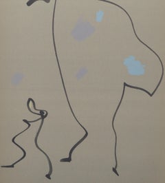Les Chiens Ont Soif XII, lithographie surréaliste de Max Ernst