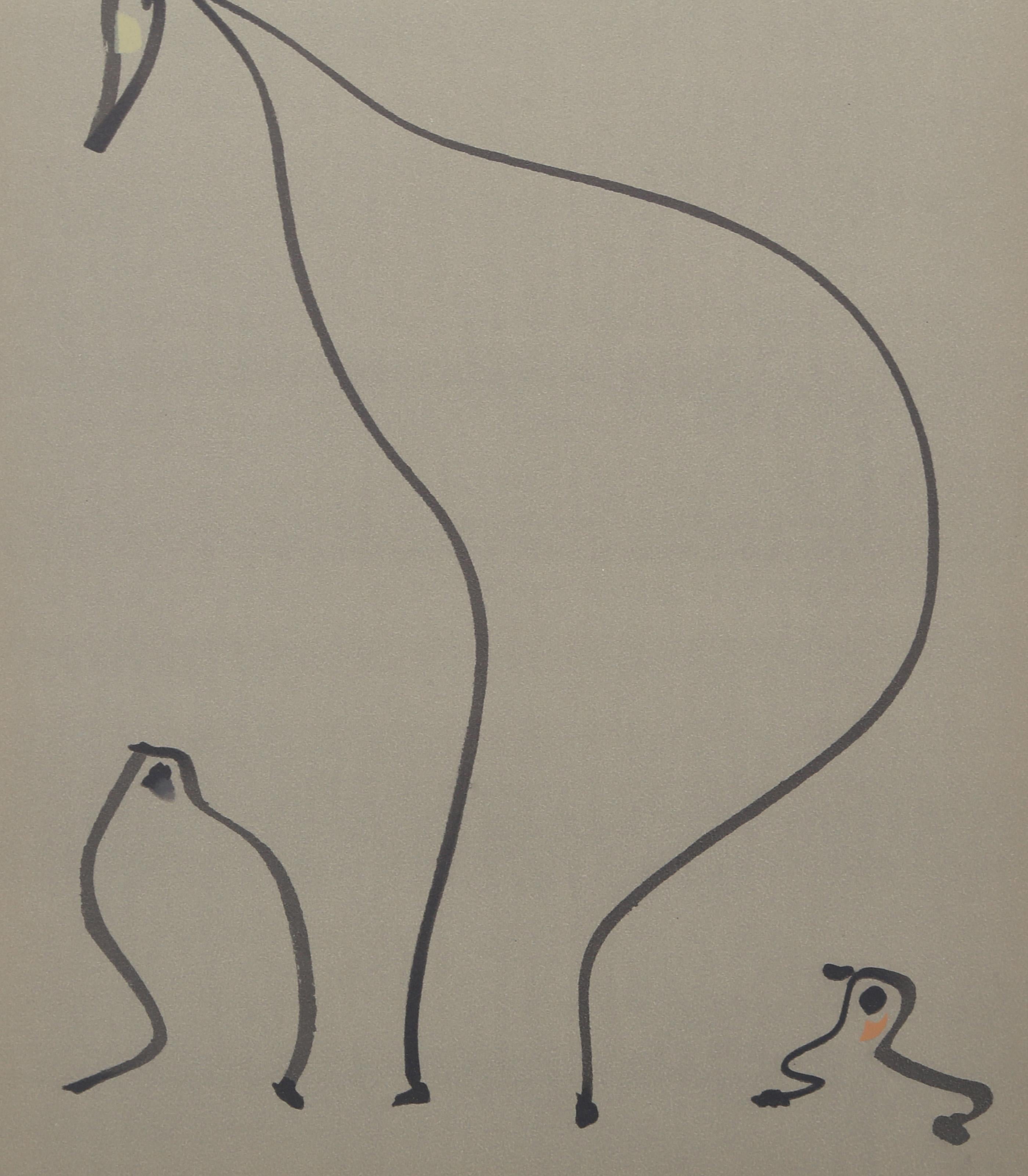 Les Chiens Ont Soif XII, Surrealist Lithograph by Max Ernst For Sale 2