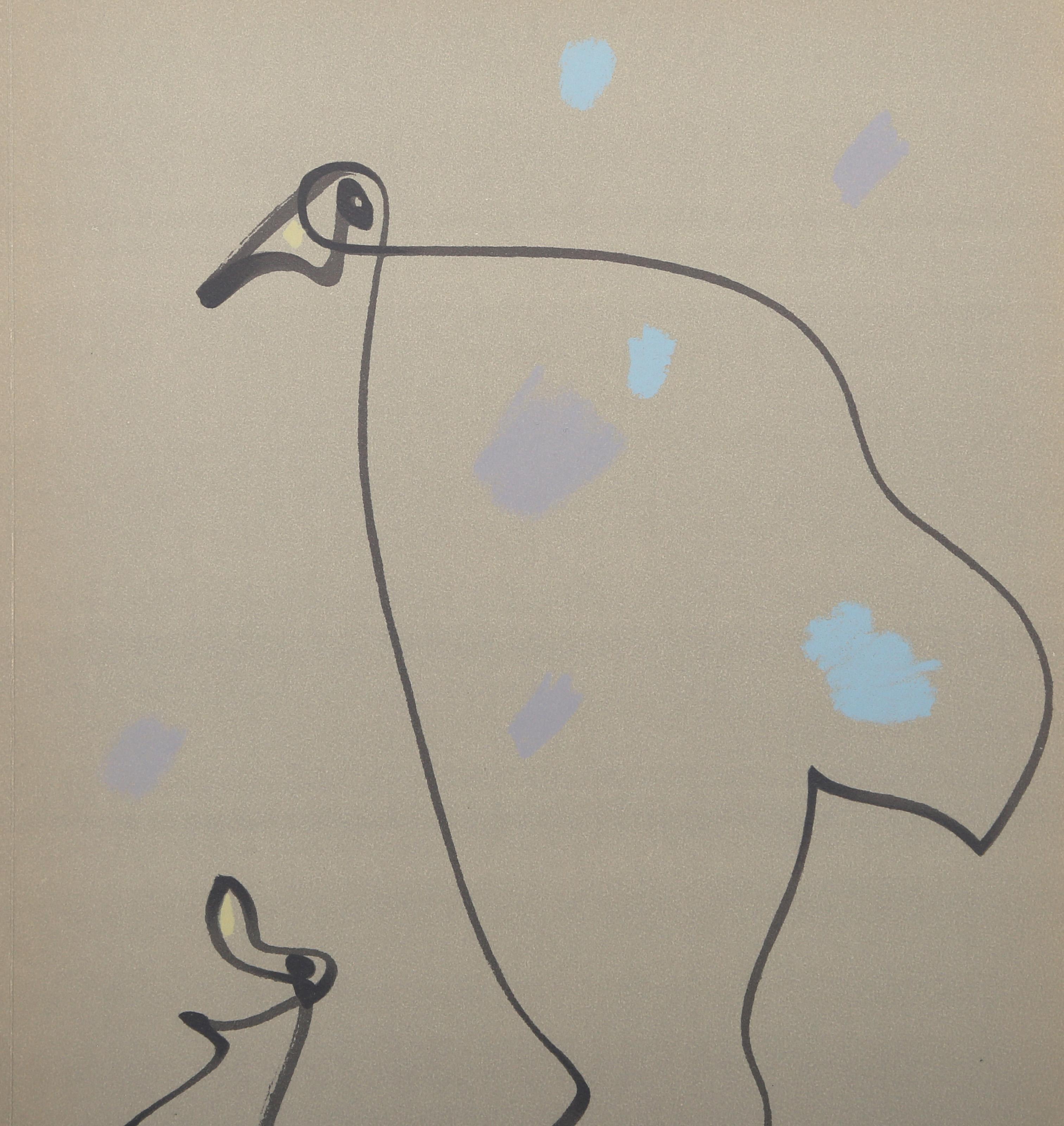 Les Chiens Ont Soif XII, Surrealist Lithograph by Max Ernst For Sale 3