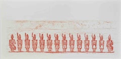 Les Petits Soldats - Lithographie de Max Ernst - 1972