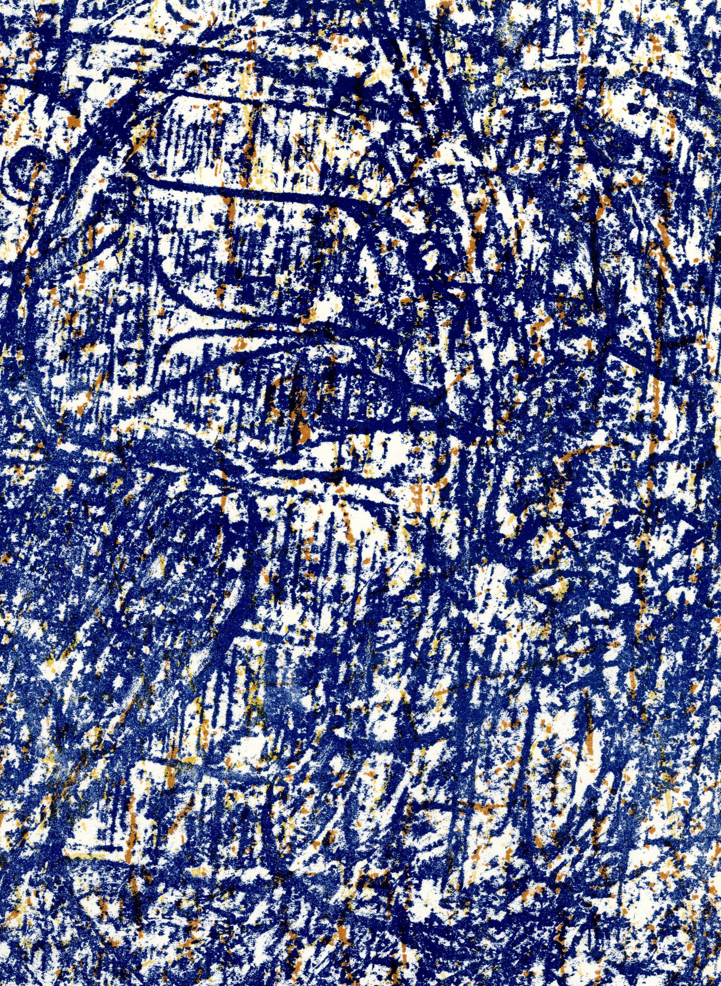 Originallithographie für das XXe Siecle, Nr. 20 (Violett), Abstract Print, von Max Ernst