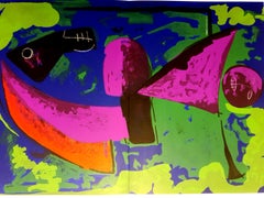 Marino Marini - Chevalier - Lithographie originale