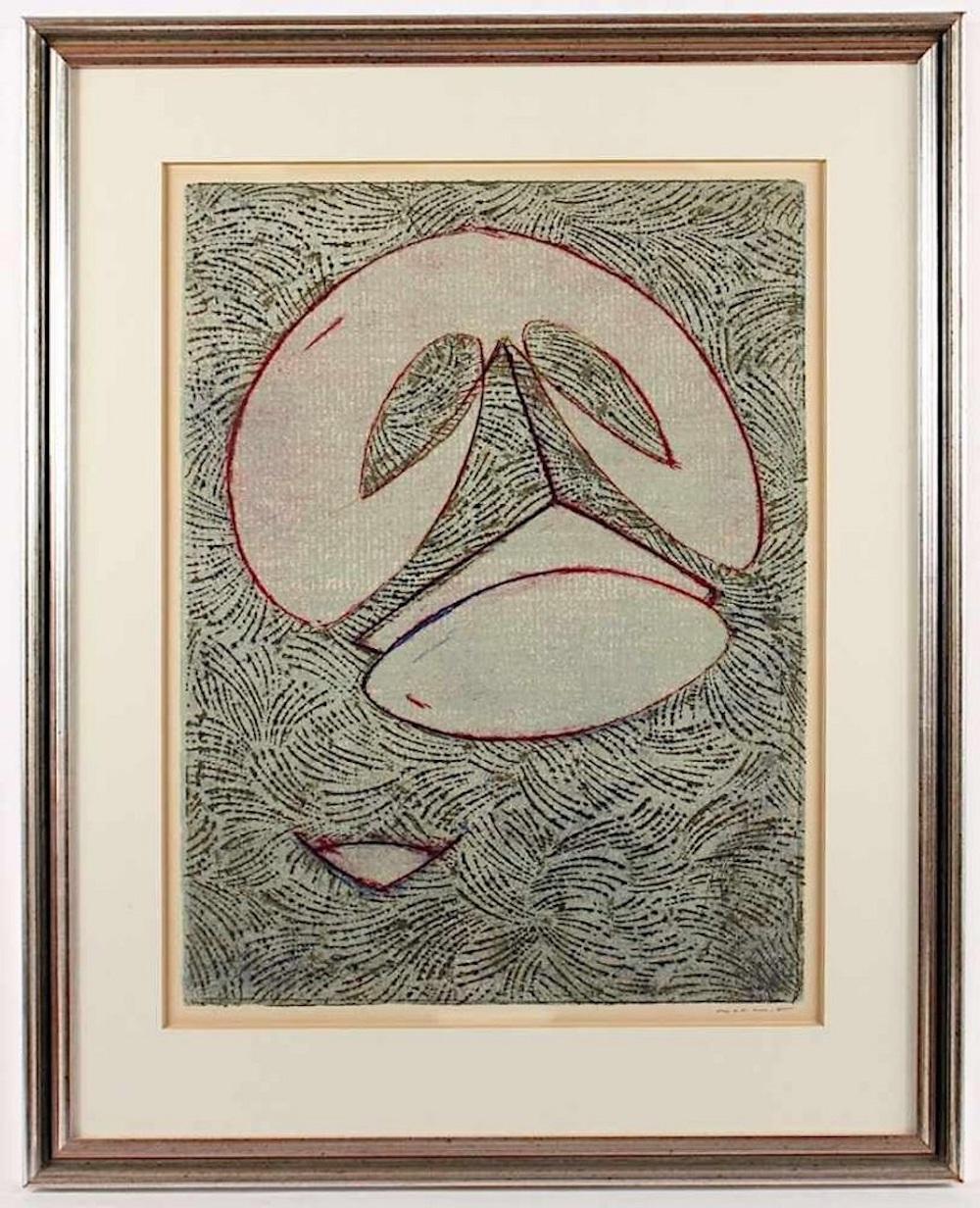 Masque - Original Lithograph by Max Ernst - 1975 1
