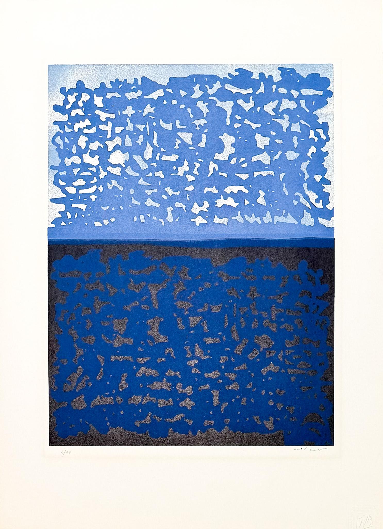 Four-colour lithograph, edited in 1972.
Limited edition, numbered 4/99
Signed in pencil by artist in lower right corner.
Very good conditions.
Paper size: 70 x 50 cm

Publications:
This print is fully documented and referenced in the official