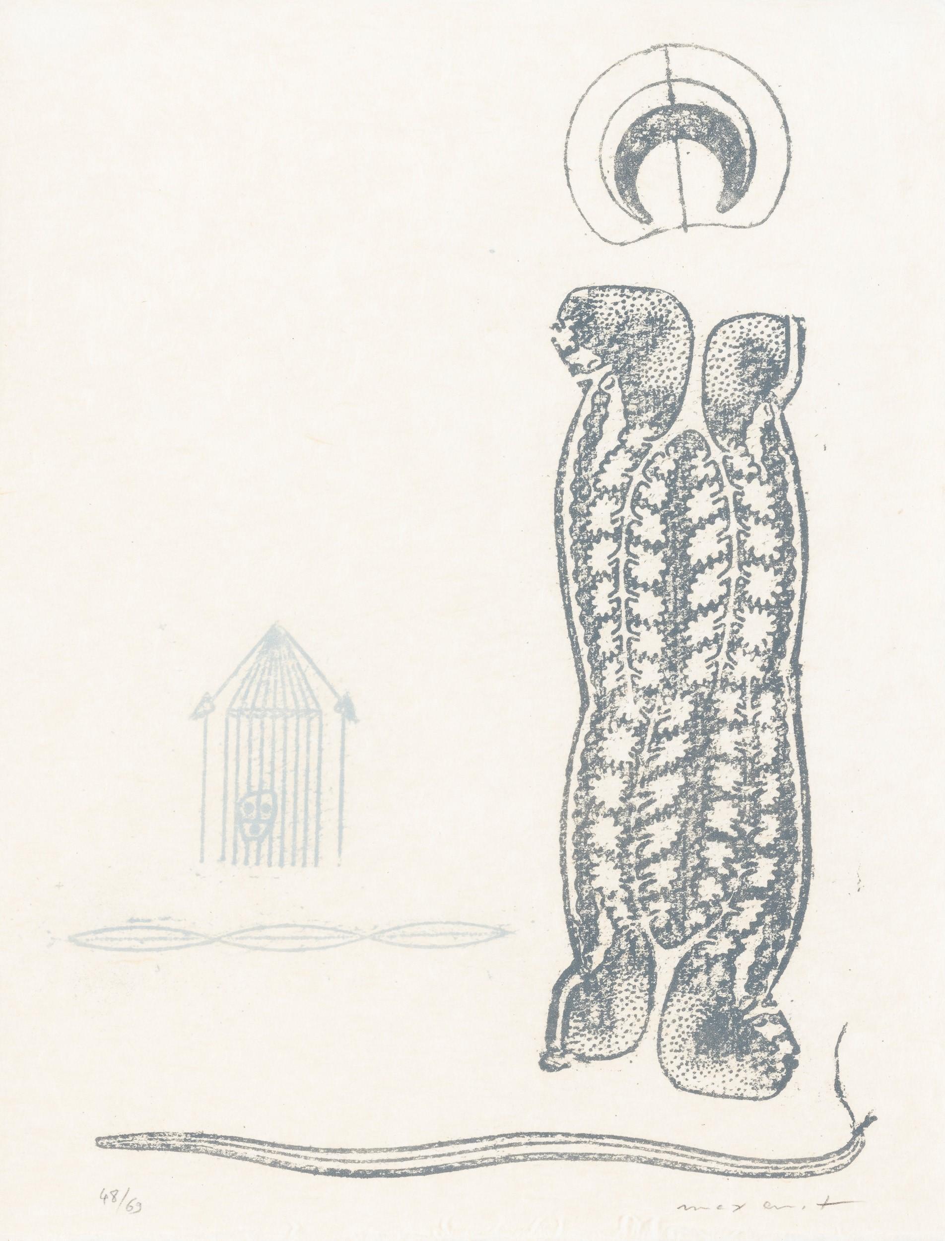 Max Ernst (1891–1976) - Untitled - lithograph on paper - 1970