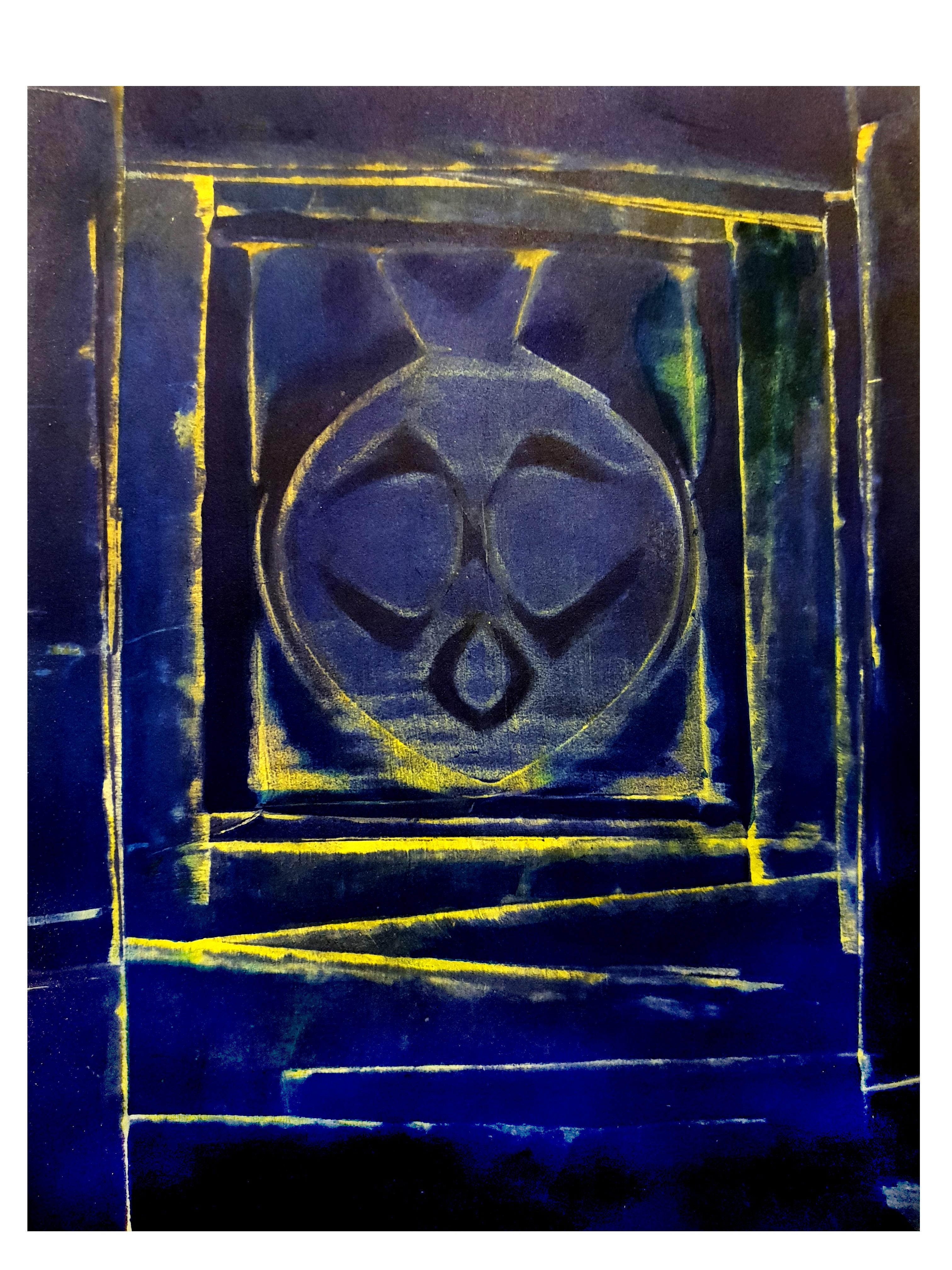 Max Ernst - Oiseau bleu -  Stencil - Print de (after) Max Ernst