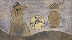 Max Ernst 'Composition in Ochre' 1970- Lithograph