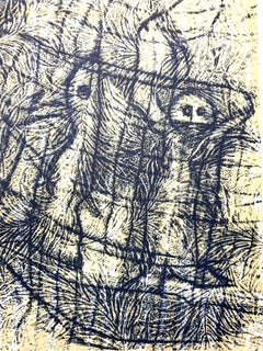 Max Ernst - Composición - Litografía original