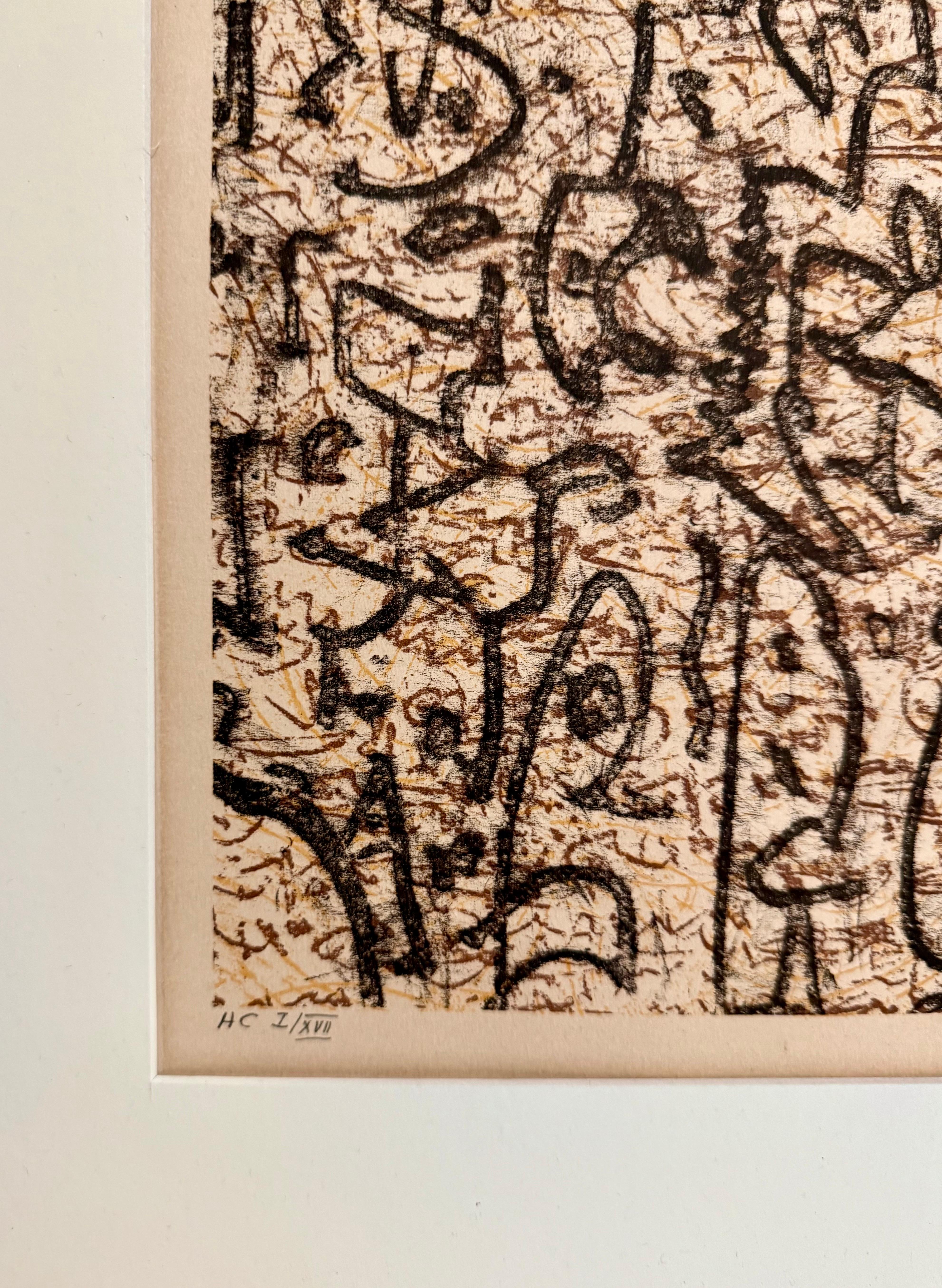 Max Ernst Dada Surrealist Handsignierte Lithographie Poster für ein jüdisches Museum im Angebot 11