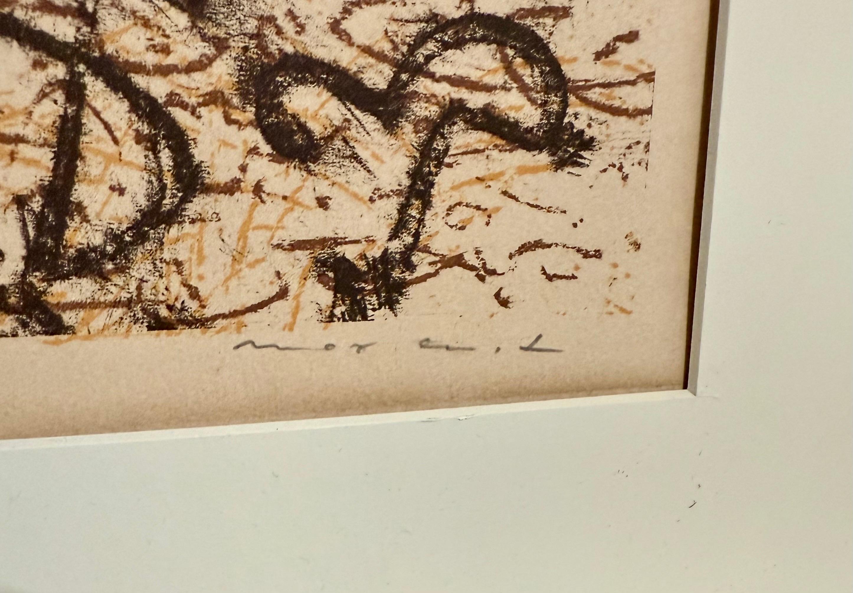 Max Ernst Dada Surrealist Handsignierte Lithographie Poster für ein jüdisches Museum im Angebot 14