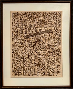 Max Ernst Dada Surrealist Handsignierte Lithographie Poster für ein jüdisches Museum