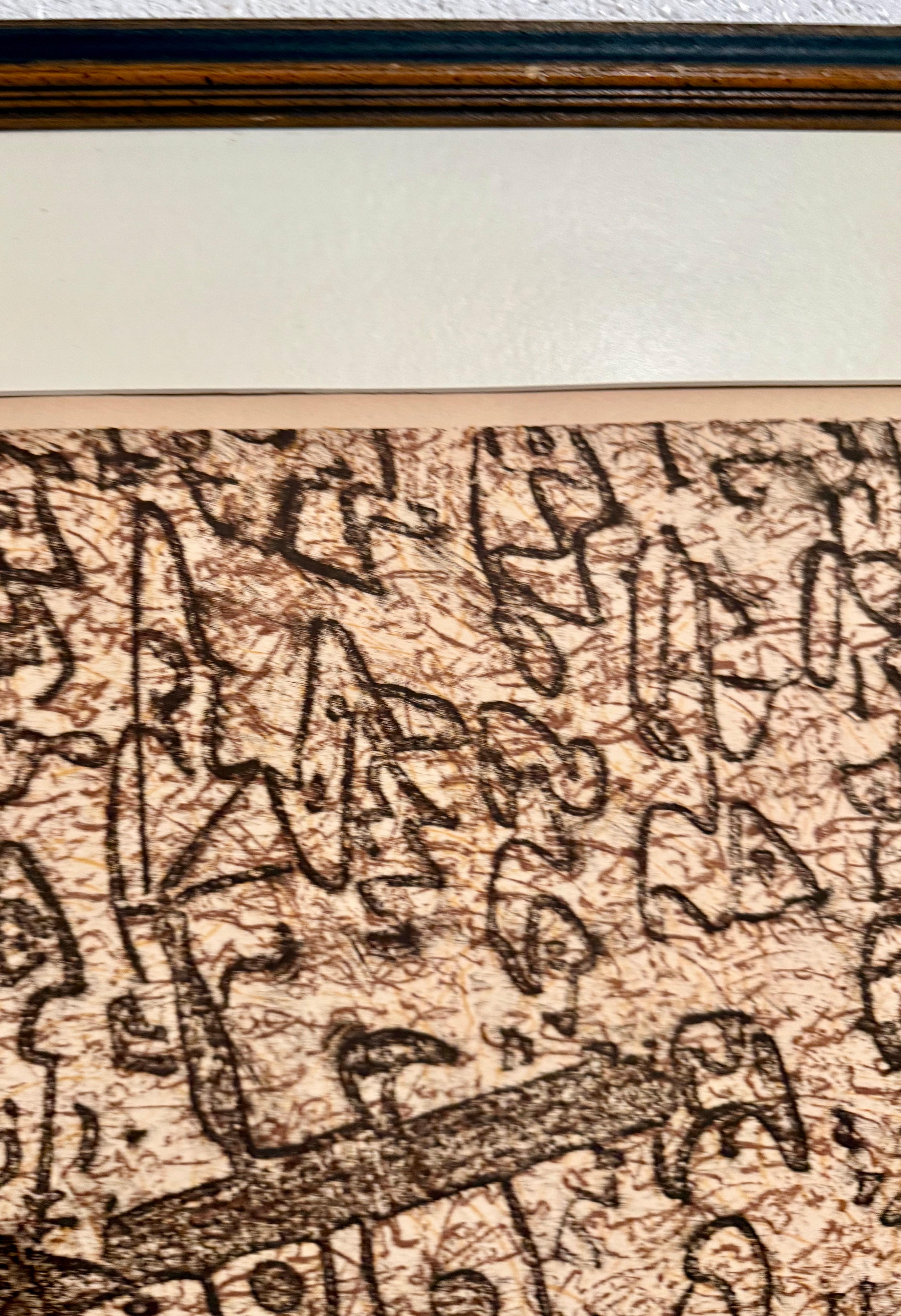 Max Ernst Dada Surrealist Handsignierte Lithographie Poster für ein jüdisches Museum im Angebot 5