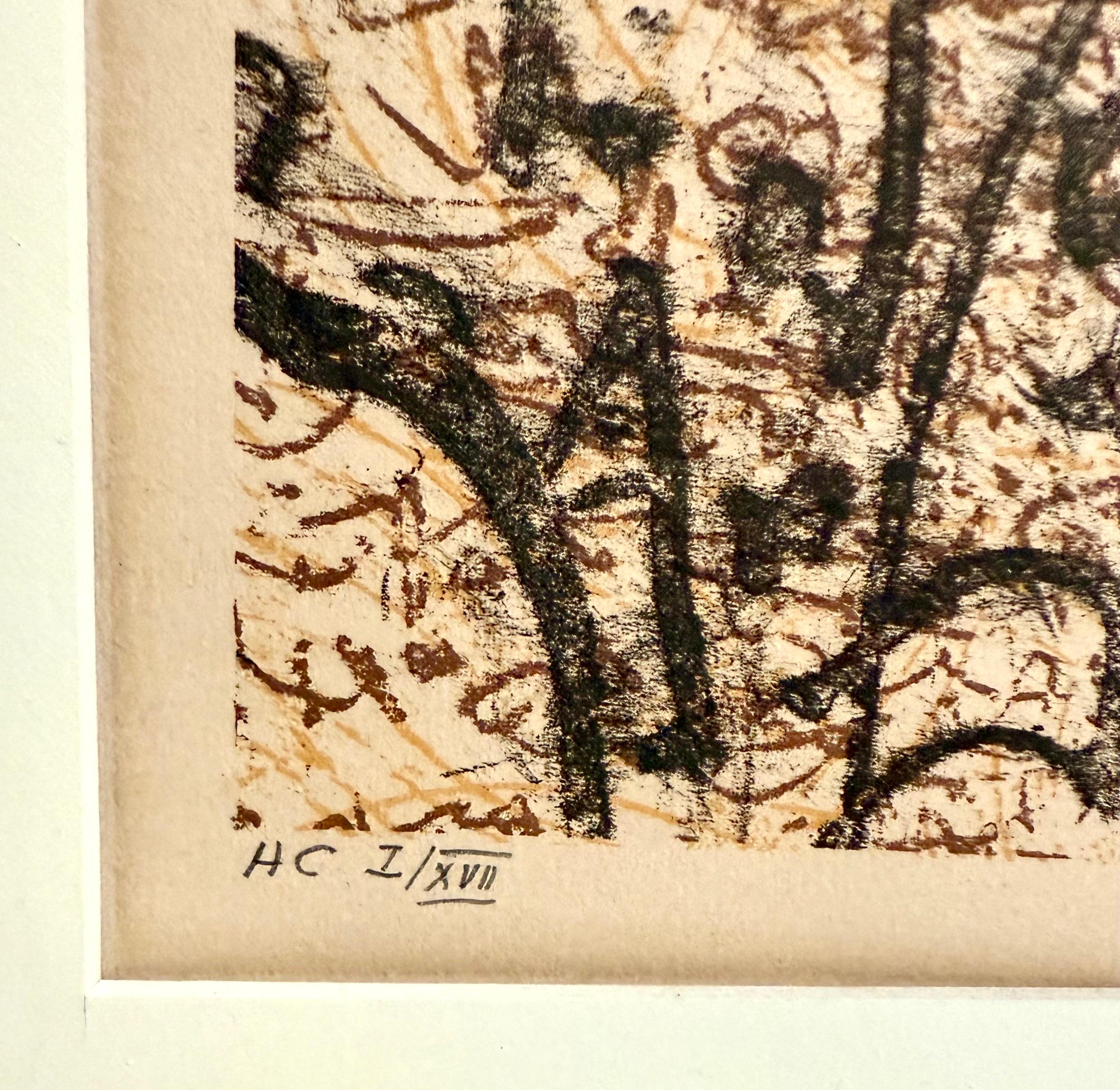 Max Ernst Dada Surrealist Handsignierte Lithographie Poster für ein jüdisches Museum im Angebot 6