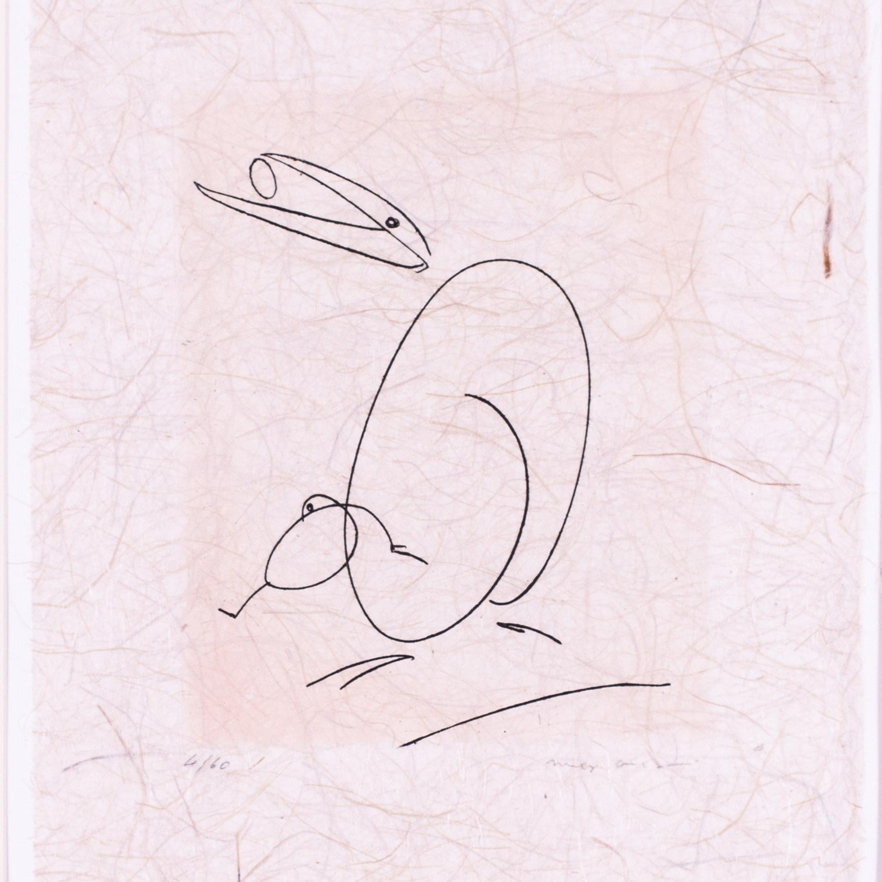 Max Ernst etching 'L’Oiseau Mere', numbered and signed, German in vendita 1