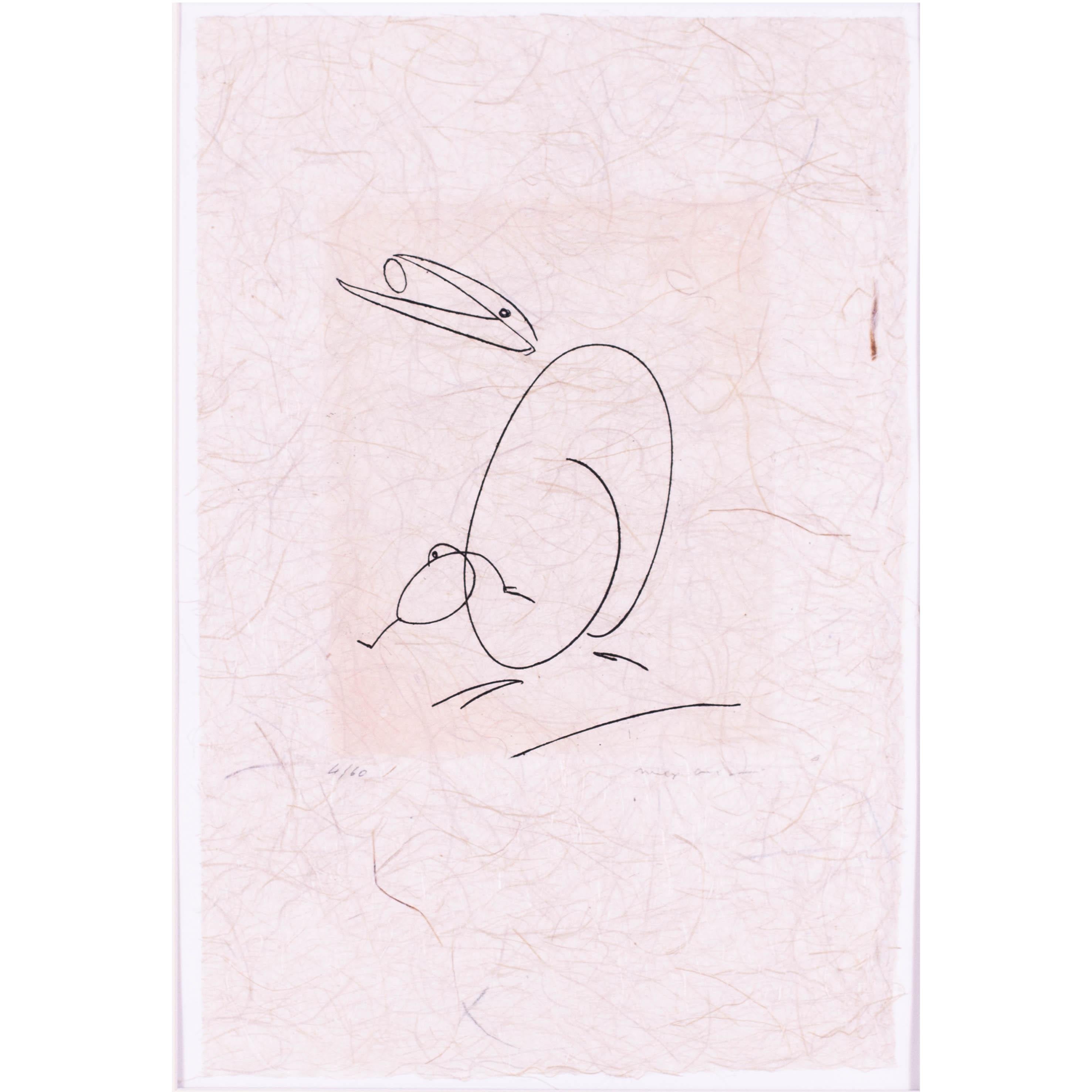 Max Ernst etching 'L’Oiseau Mere', numbered and signed, German in vendita 5