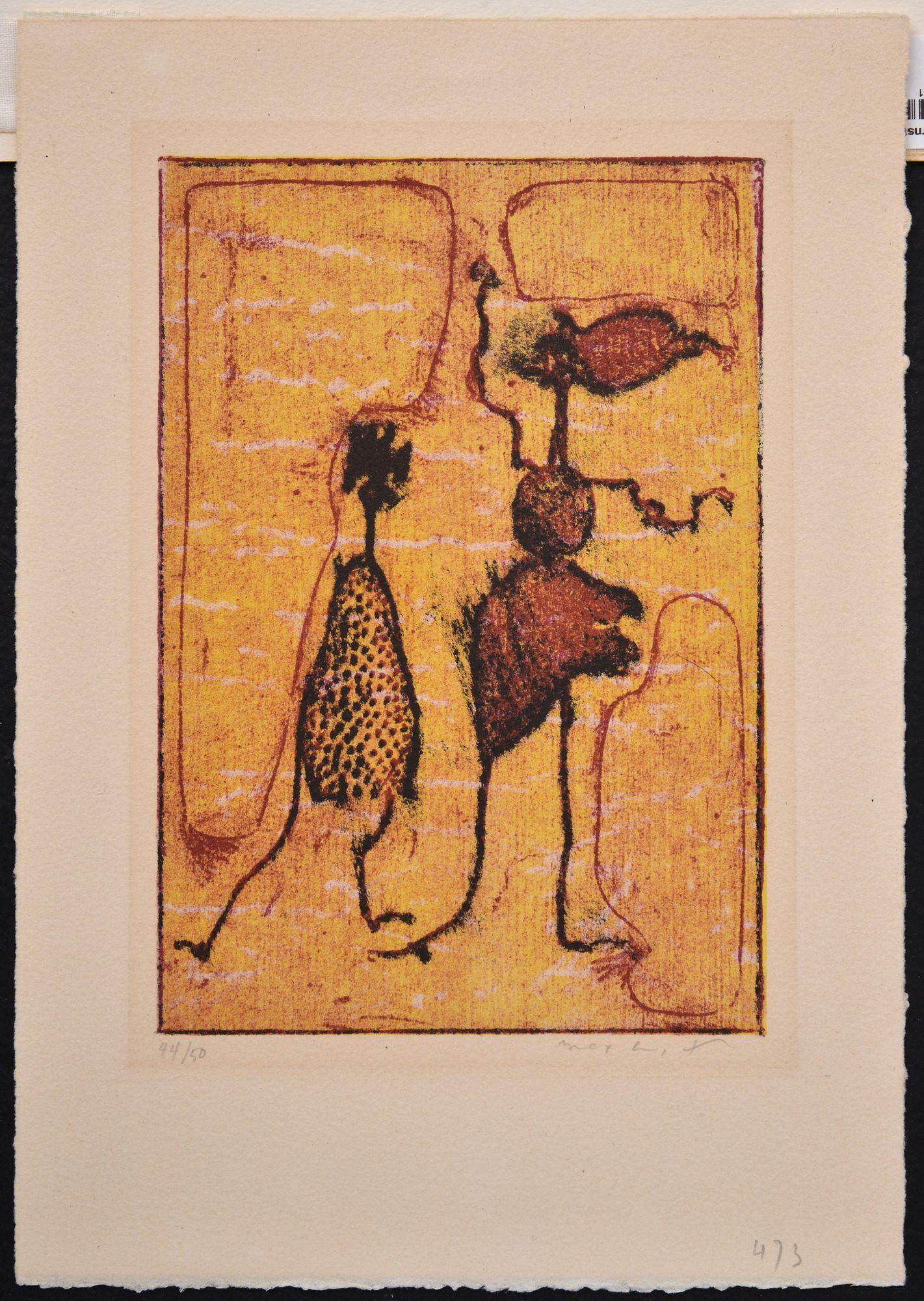 Max Ernst LE RIRE DE POETES Lithograph For Sale 2