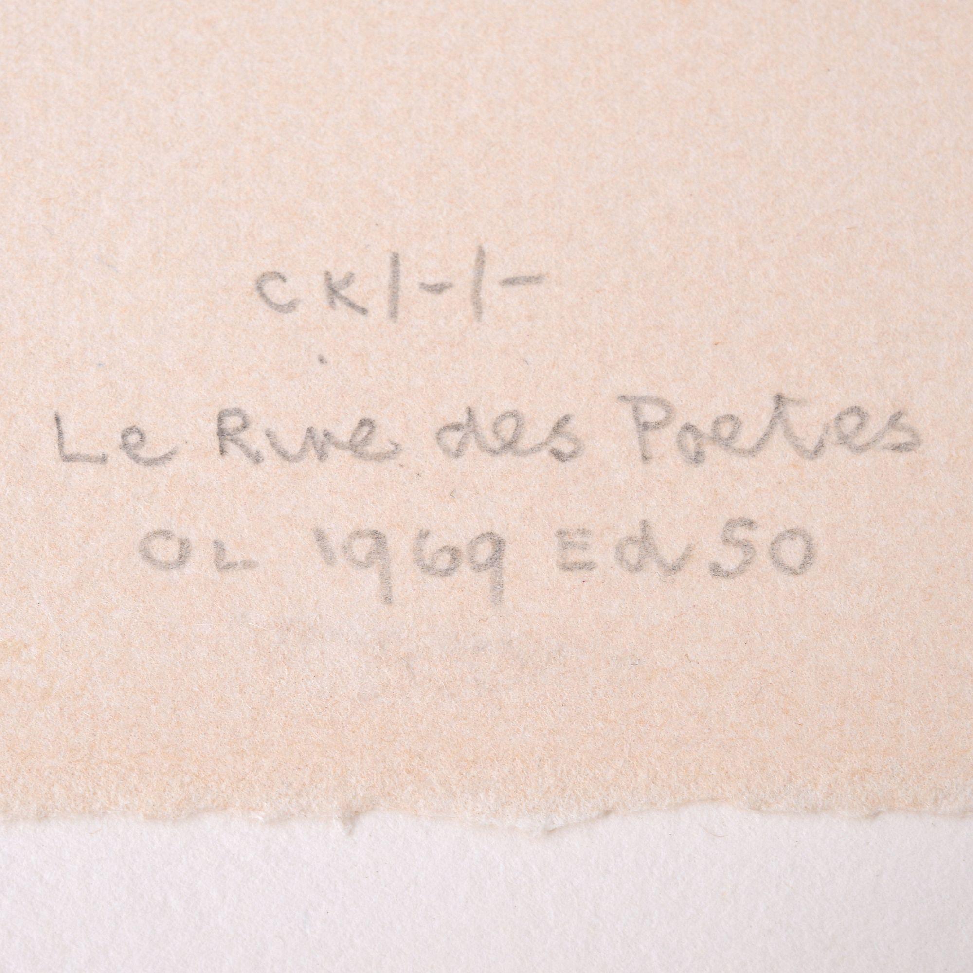 Max Ernst LE RIRE DE POETES Lithograph For Sale 8