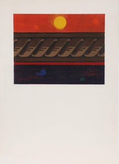 Moonscape, Lithograph by Max Ernst