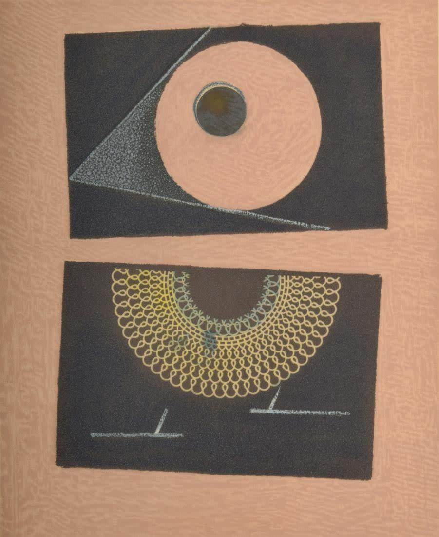 Max Ernst Abstract Print - Nous nous sommes portés à la rencontre des foulards