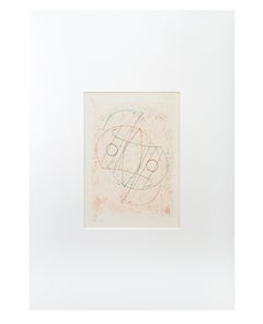 Obliques - Puntasecca di Max Ernst - 1967