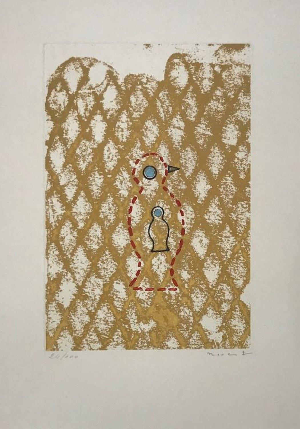 Max Ernst Abstract Print - Penguin 