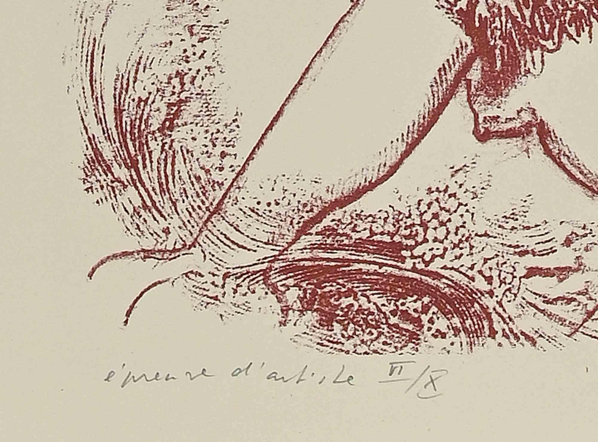 Sphinx is an original modern artwork realized by Max Ernst in 1939

Lithograph on BFK Rives Paper.

Signed Inscr. «épreuve d'artiste» on the lower margin. Edition VI/X Artist's Proofs.

Hand signed in pencil on the lower right margin.

Ref.