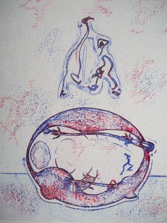 Composition surréaliste - Lithographie originale (Leppien/Spies n°202B), 1971