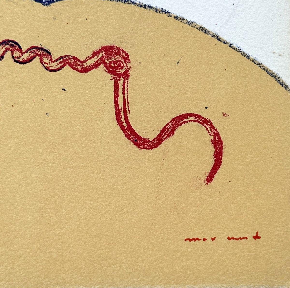 Max Ernst (1891-1976)
Paysage surréaliste, 1973

Lithographie originale en couleurs
Signé dans la plaque
Sur vellum format 27,5 x 35,5 cm
Imprimé dans l'atelier de Pierre Chave

Très bon état.