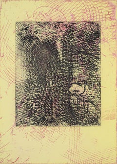 Texts and Letters - Etching Surrealism German