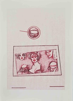 Le bouleau du soldat - Lithographie de Max Ernst - 1972
