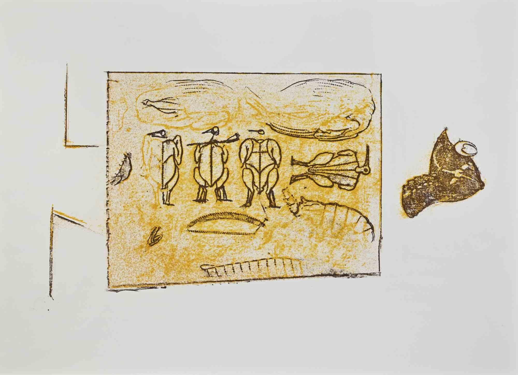 La Balada del Soldado es una obra de arte contemporáneo realizada por Max Ernst en 1972.

Litografía mixta sobre papel Arches

Editado por Manus Presse, Stuttgart 1972.

No está firmado ni numerado. Edición de 199.

Realizado por Max Ernst para