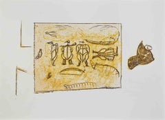 Le bouleau du soldat - Lithographie de Max Ernst - 1972