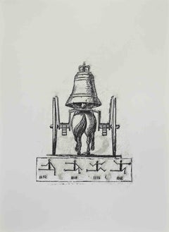 Le bouleau du soldat - Lithographie de Max Ernst - 1972