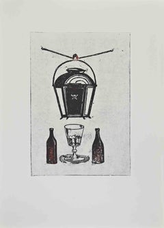 Le bouleau du soldat - Lithographie de Max Ernst - 1972