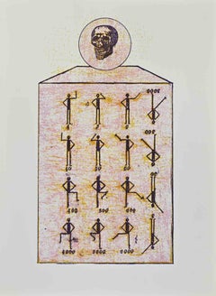 Le bouleau du soldat - Lithographie de Max Ernst - 1972