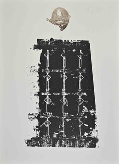 Le bouleau du soldat - Lithographie de Max Ernst - 1972