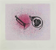 Le bouleau du soldat - Lithographie de Max Ernst - 1972