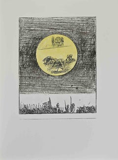 Le bouleau du soldat - Lithographie de Max Ernst - 1972
