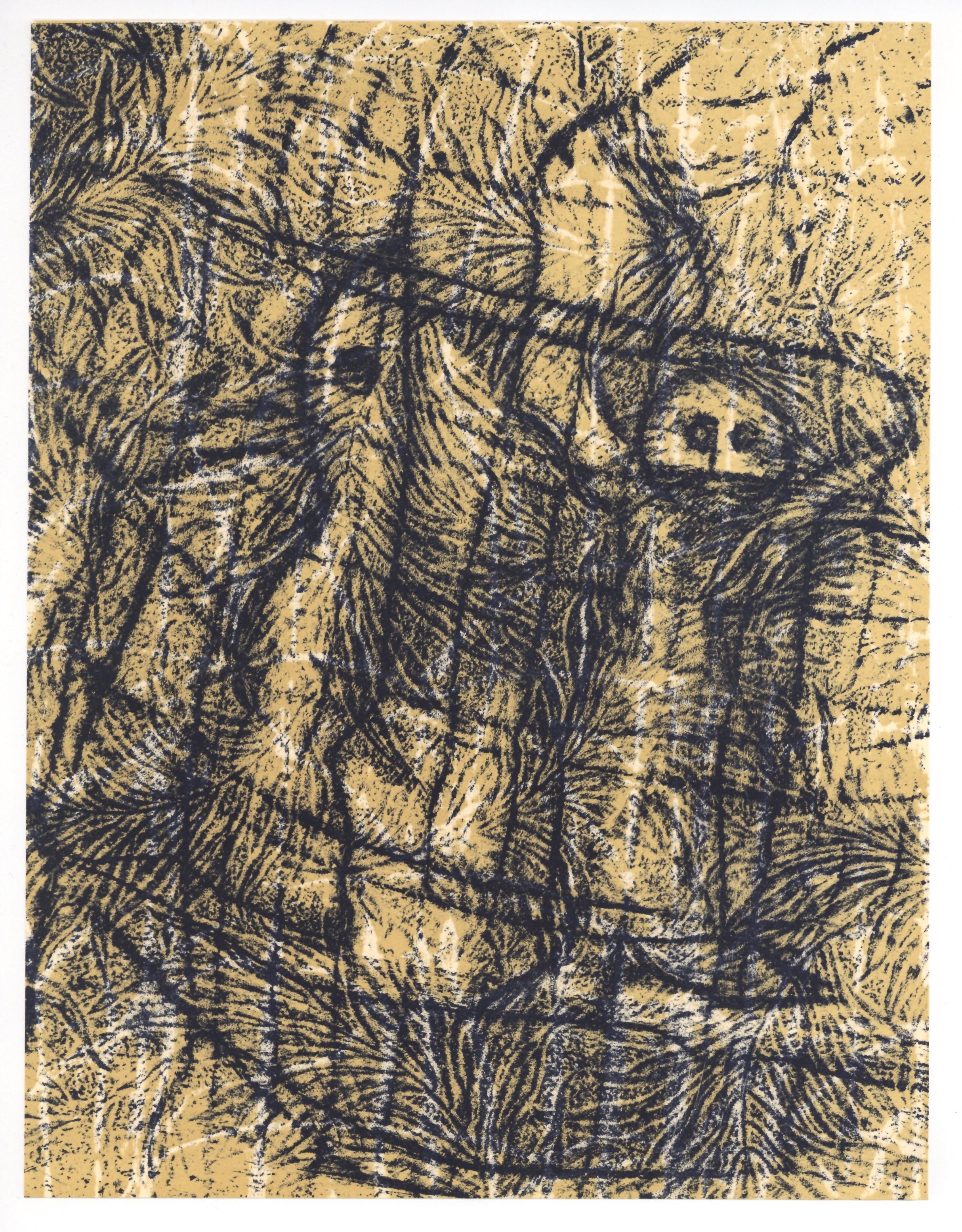 Lithographie originale Un chant d'amour