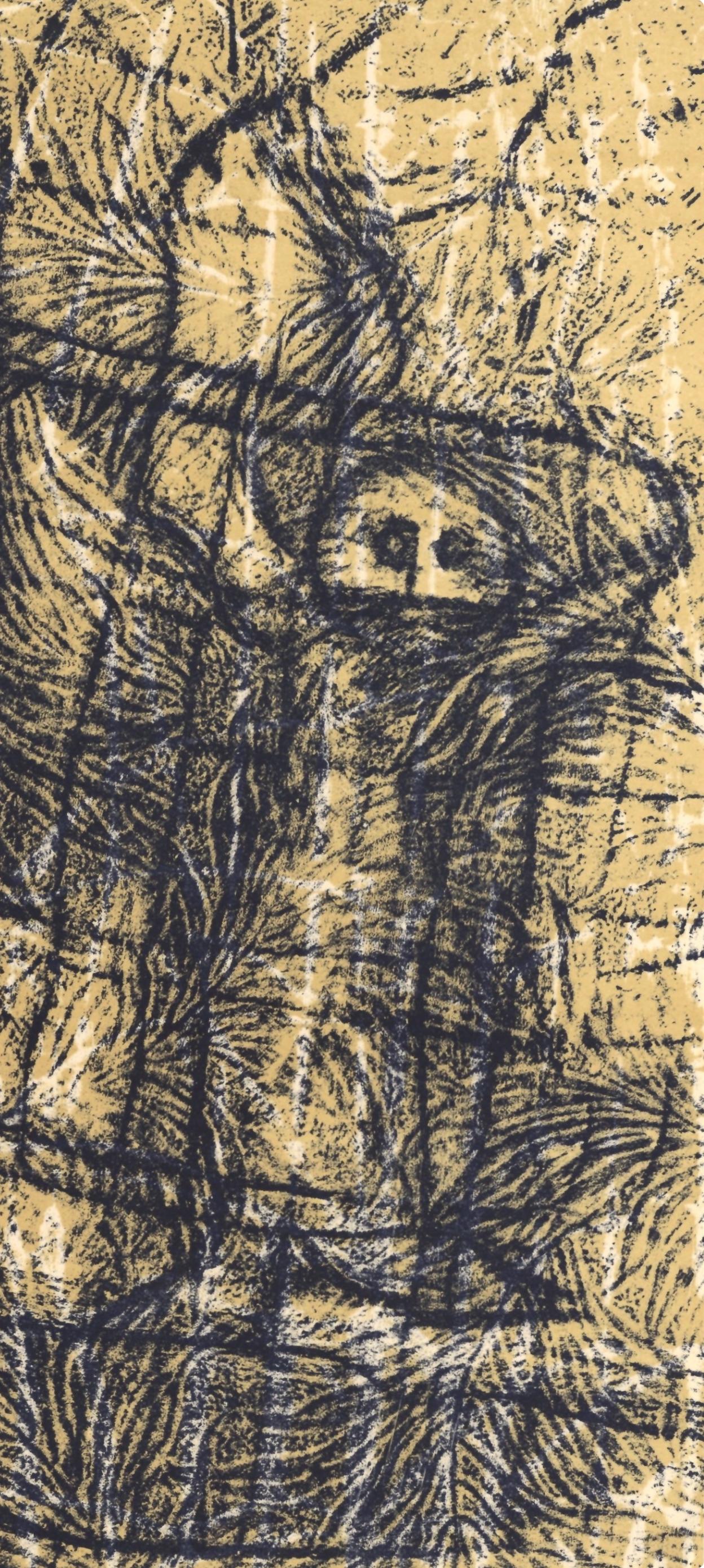 Un chant d'amour (Spies/Leppien 71C) Société internationale d'art XXe siècle (Grau), Figurative Print, von Max Ernst