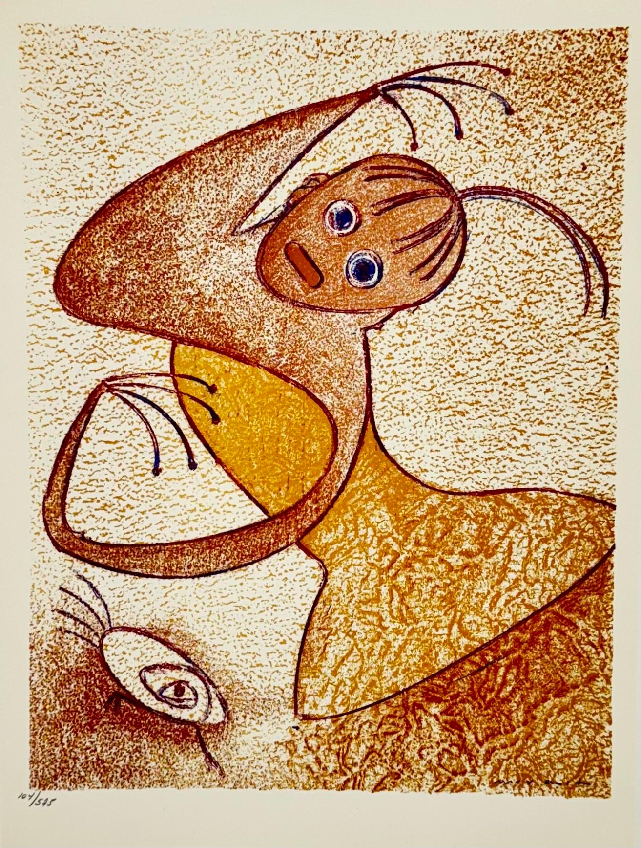 Max Ernst
Original Lithograph in colors on paper
Editions XXe Siecle, Paris, France
Mint Condition 
1975