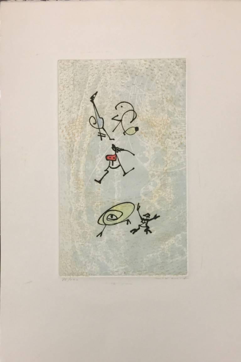 Max Ernst Abstract Print – Ohne Titel