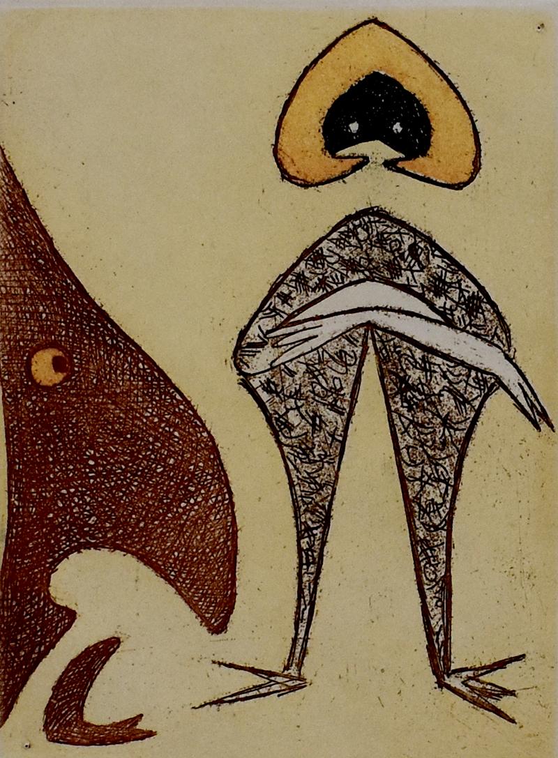 Max Ernst Abstract Print – Unbenannt  Ohne Titel – Deutscher französischer Surrealismus
